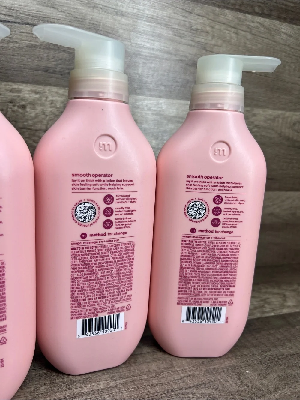 Method body lotion